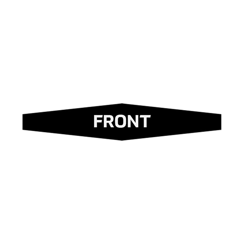 FLOWRITE ACTUATOR KNOB DECAL BLACK/WHITE FRONT