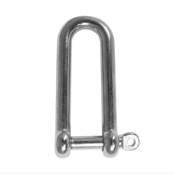 BLA Long 'D' Shackles - Stainless Steel Captive Pin