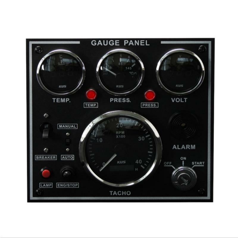 KUS Gauge Panel - Four Gauge Box - 12/24V-KUS Gauges-Cassell Marine