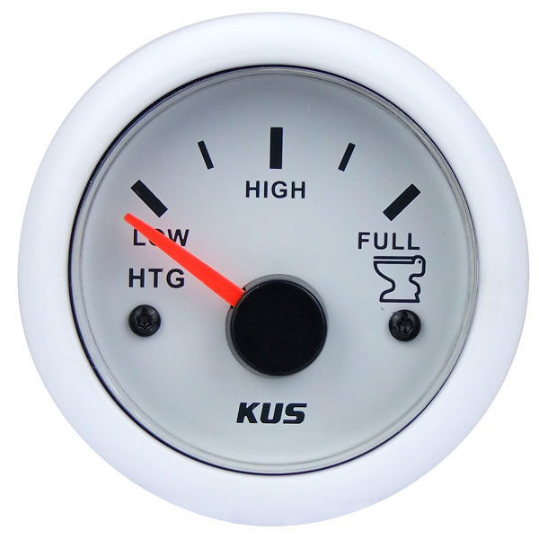 KUS Waste Tank Gauge - White-KUS Gauges-Cassell Marine