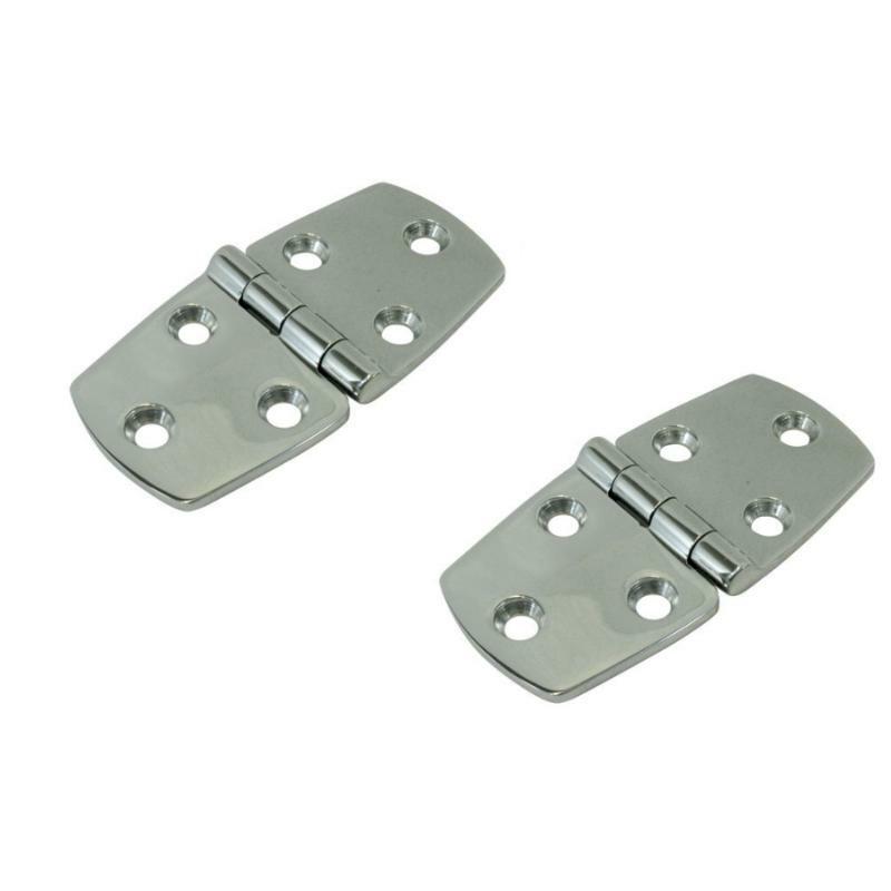 Marine Town Hinges - 316 Stainless Steel - 76mm (Pair)-BLA-Cassell Marine