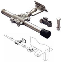 Morse Teleflex 280504 Transom Mounting Kit Steering Corrosion Resistant-BLA-Cassell Marine