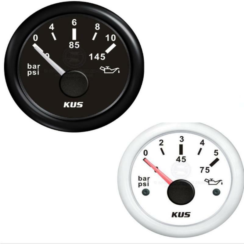 Oil Pressure Gauge - 10 Bar Display Range