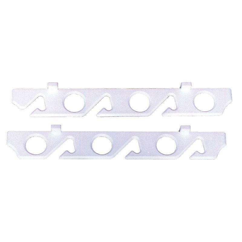 Rod Storage Racks - White Polymer (pair)