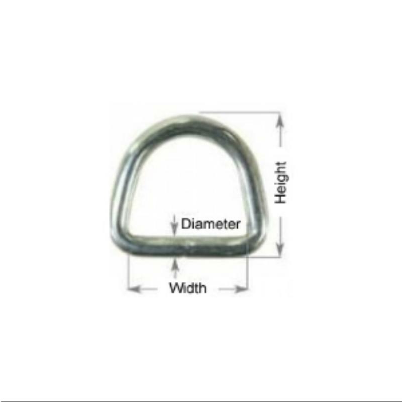 Saint Marine Stainless Steel D-Ring