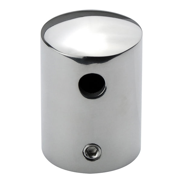 Stainless Steel Stanchion Cap - 25mm-SAW-Cassell Marine