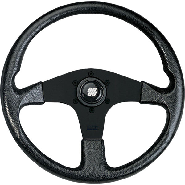 Steering Wheel - Black Soft Grip, Black Spokes