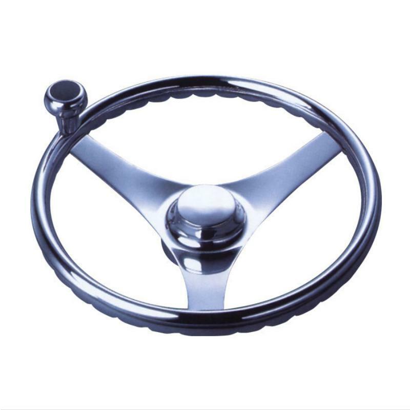 Steering Wheel - Three Spoke Stainless Steel